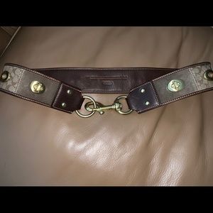 Coach Turnlock  Patchwork Belt